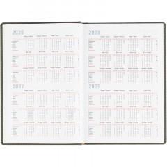 Ежедневник датированный 2026 АТТАСНЕ А5, 180л, 143х210мм, Сиам серый - фото 7