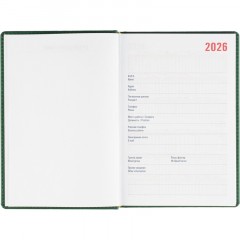 Ежедневник датированный 2026 АТТАСНЕ, А5, 180л, 143х210мм, Сиам зеленый - фото 6