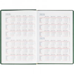 Ежедневник датированный 2026 АТТАСНЕ, А5, 180л, 143х210мм, Сиам зеленый - фото 7