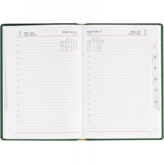 Ежедневник датированный 2026 АТТАСНЕ, А5, 180л, 143х210мм, Сиам зеленый - фото 13