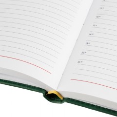 Ежедневник датированный 2026 АТТАСНЕ, А5, 180л, 143х210мм, Сиам зеленый - фото 17