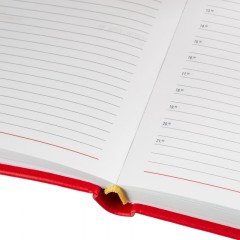 Ежедневник датированный 2026 АТТАСНЕ А6, 176л, 110х155мм Сиам красный - фото 15