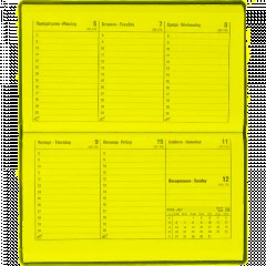 Еженедельник датированный 2026 АТТАСНЕ 64л, 90х160мм, карм.гор., Сиам синий - фото 8