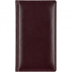 Еженедельник датированный 2026 АТТАСНЕ 64л, 90х160мм,карм.верт,Каньон бордо - фото 2