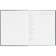 Ежедневник датированный 2026, синий,А4, 210х265 мм,336 стр, АТТАСНЕ Agenda - фото 8