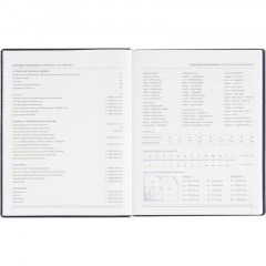 Ежедневник датированный 2026, синий,А4, 210х265 мм,336 стр, АТТАСНЕ Agenda - фото 13