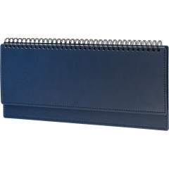 Планинг датированный 2026, синий 303х150 мм, 120 стр,АТТАСНЕ Вива