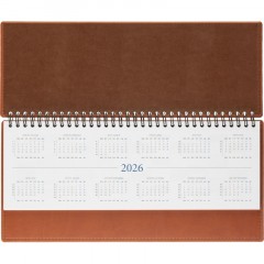 Планинг датированный 2026, коричнев 303х150 мм, 120 стр,АТТАСНЕ Вива - фото 6
