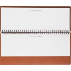 Планинг датированный 2026, коричнев 303х150 мм, 120 стр,АТТАСНЕ Вива - фото 9