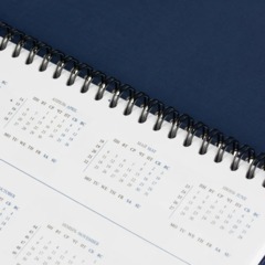 Планинг датированный 2026, синий, 303х150 мм, 120стр, АТТАСНЕ Agenda - фото 12