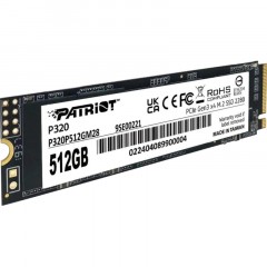 SSD накопитель Patriot P320 512GB M.2 2280 PCIe 3.0 x4(P320P512GM28) - фото 3