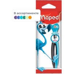 Циркуль ESSENTIALS пластиковый с грифелем, с безопасной иглой, 18100