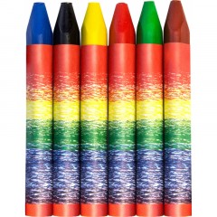 Мелки восковые Луч Кроха 6цв трехгранные 12С 870-08 - фото 3