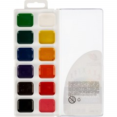 Краски акварельн. Луч Классика 12цв пласт уп б/кисти - фото 2