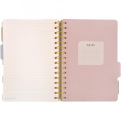 Блокнот А5,120Л, ART JOURNALС РАЗДЕЛИТЕЛЯМИ Гранат,3-567/16 - фото 6