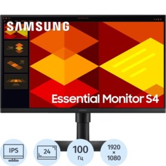 Монитор Samsung (LS24D400GAIXCI)23.8/FHD/IPS/100Hz/250cd/5ms/HDMI/DP
