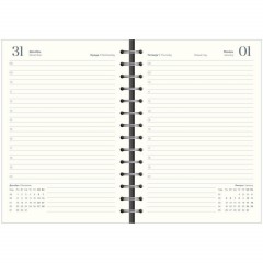 Ежедневник датированный 2026 IF 14х20см 160л, на спир Universe I1753/black - фото 6