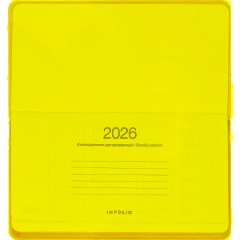 Еженедельник датированный 2026 IF 16х9см 64л, мягкий, Candy I1843/yellow - фото 5