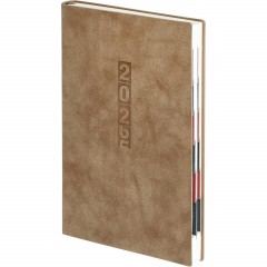 Ежедневник датированный 2026 ESCALADA А5 (146x211мм), 176л, бежевый 70270