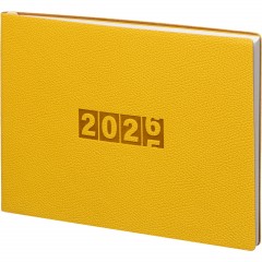 Еженедельник датированный 2026 ESCALADA 181х127мм, 64л, горчичный 70346