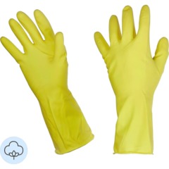 Перчатки резиновые PACLAN Professional латекс желтый 4073254 р.S