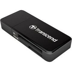 Картридер Transcend TS-RDF5K USB 3.1 RDF5 для карт пам. SD/microSD, чёрный