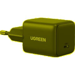 Зарядное устройство UGREEN сетевое X512 (55528) Mini 20W USB-C GaN EU серый - фото 2