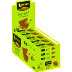 Вафли Loacker сэндвич ваниль 25гx25шт/уп 14012-029