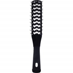 Расческа вентилируемая Lei, двухсторонняя,  пластик, чер