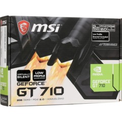 Видеокарта MSI GT 710 2GD3H LP DVIx1 HDMIx1 CRTx1 Low profile - фото 7