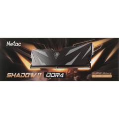 Модуль памяти Netac Shadow II 16GB DIMM DDR4 3200Мгц (NTSWD4P32SP-16K) - фото 4