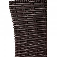 Диван TDT_двухместный садовый коричневый под ротанг - фото 7