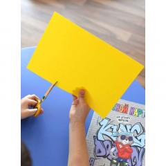 Картон цветной ХУДОЖНИК А4,8л,мел.картон с белым оборотом,200 г/м2 60410 - фото 3