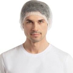 Шапочка - клип одноразовая TOPFORT 10 г Шарлотта белая (200 шт/уп)