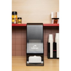 Диспенсер для салфеток вертикальный Luscan Professional N4 черный - фото 3