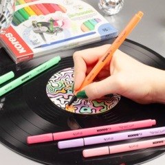 Фломастеры K-BEATS наб 15цв в коробке,пастель,неон.цв - фото 15
