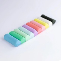 Пластилин Kores Plastilina Пастельный 10 цветов набор общий вес 200гр 34016 - фото 4