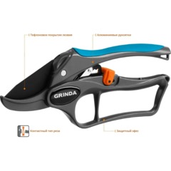 Секатор контактный GRINDA PROLine P-33, 200 мм, (423433) - фото 2