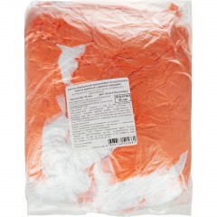 Бахилы н/с, п/э 2х слойн, 3,5г, ПНД-8/8/1р-Б-Ор, бело-оранжевые, 50пар/уп - фото 2