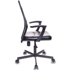 Кресло 0MX_VB_EChair-225 PTW к/з черный, сетка черна я - фото 4