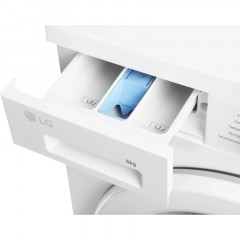 Стиральная машина LG F2Y1NS3W кл.:A фронт. макс.:6кг белый инвертер - фото 5