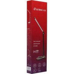 Светильник Ultraflash UF-834 C02 черн (Led настол, 8Вт, 5 ССТ, ночник, Зар) - фото 2