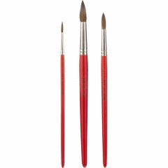 Набор кистей Классика цвета, 3 шт. ПОНИ (круглые № 2, 5, 8) 33С 2177-08 - фото 2