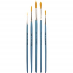 Набор кистей Классика цвета,5шт.СИНТЕТИКА(круглые №1,2,3,4,5) 33С 2180-08 - фото 2