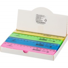 Линейка 15 см, непрозрачная, с волнистым краем, ассорти 34С 2253-08 - фото 8