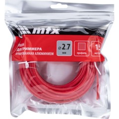 Леска для триммера армированная алюминием MTX квадрат 2,7 мм х 15 м (96890) - фото 6
