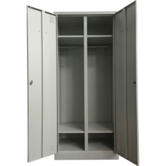 Шкаф для одежды металлический CBNT_2L-B1A-800 800х500х1850 +полка д/обуви - фото 2