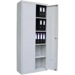 Шкаф металлический архивный МПИ-426(800) 1880х800х350 4 полки замок RAL7035 - фото 3