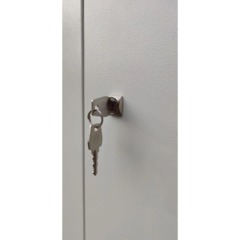 Шкаф металлический архивный МПИ-426(800) 1880х800х350 4 полки замок RAL7035 - фото 4