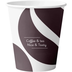 Стакан одноразовый бум. 1-сл Nice&Tasty mix 250 мл d-80 мм 50 шт/уп - фото 3
